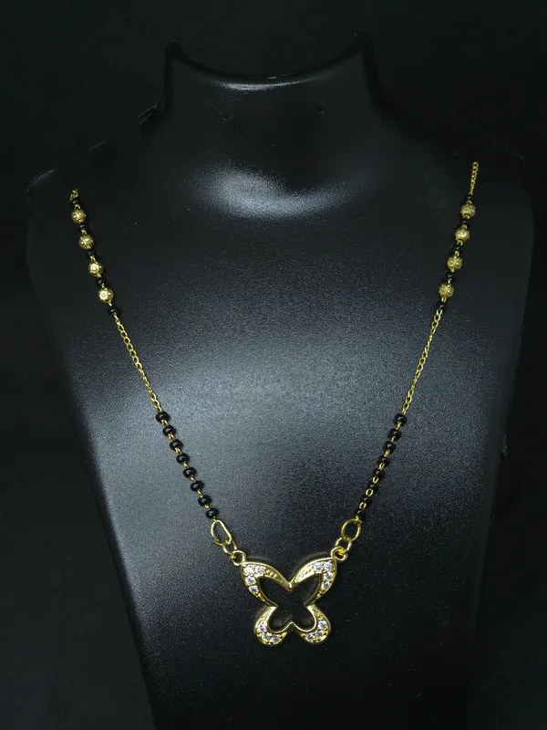 Gold_Tone_Butterfly_Mangalsutra_Necklace_For_Women