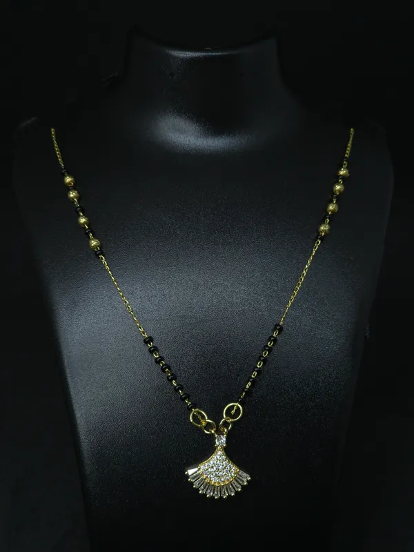 Black_Beaded_Gold_Tone_Pendant_Mangalsutra_For_Women