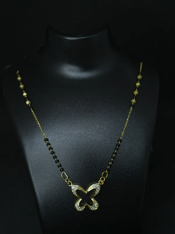 Gold_Tone_Butterfly_Mangalsutra_Necklace_For_Women