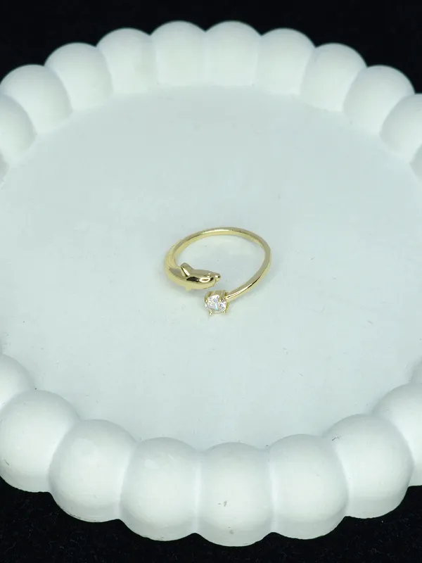 Gold_Tone_Adjustable_Snake_Ring_For_Women