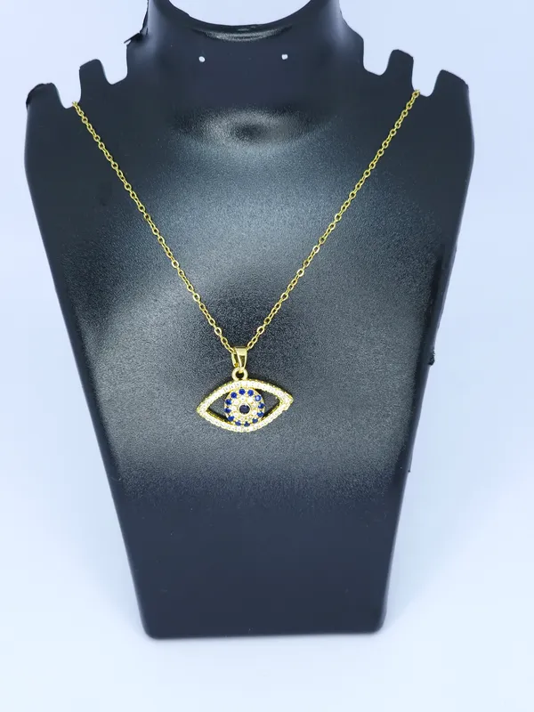 Gold-Tone_Blue_Evil_Eye_Pendant_Necklace_For_Women