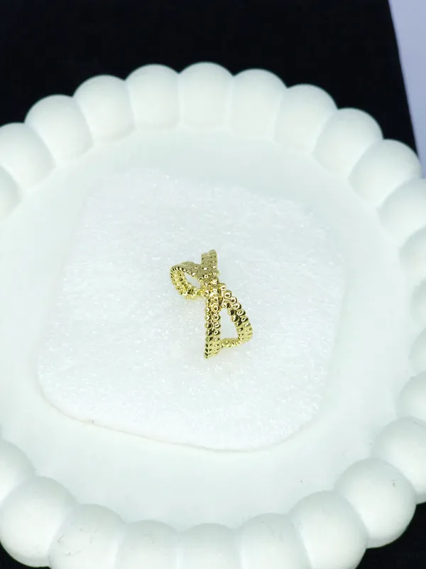 Gold_Tone_X-Shape_Charm_Pendant_For_Women