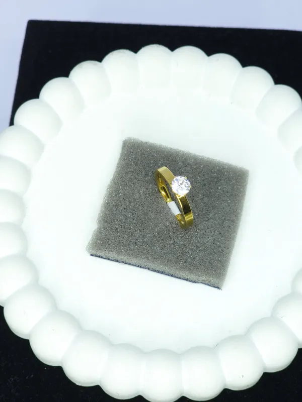 Gold_Tone_Single_Crystal_Accent_Slim_Band_Ring_For_Women