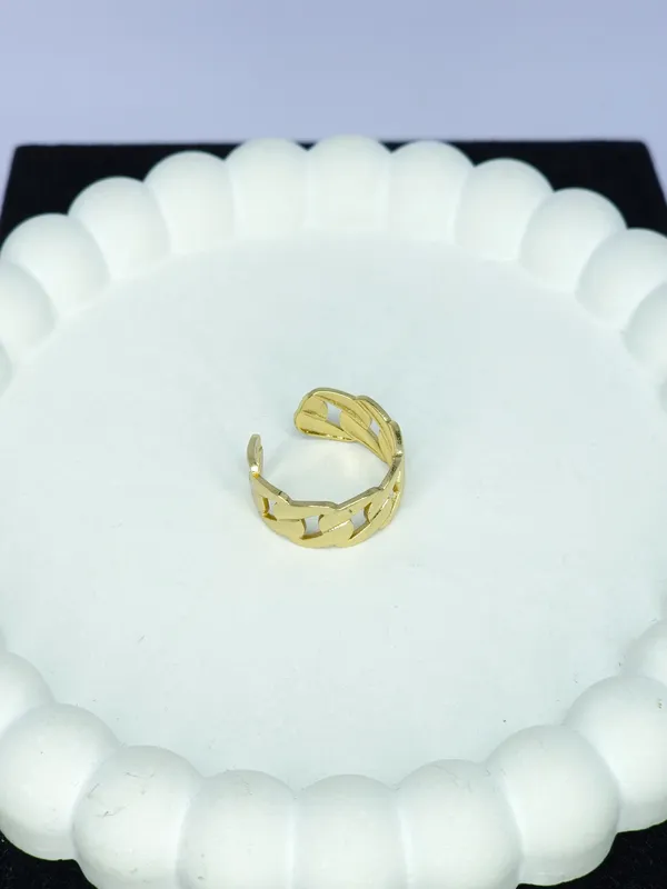 Gold_Tone_Chain_Link_Ring_For_Women
