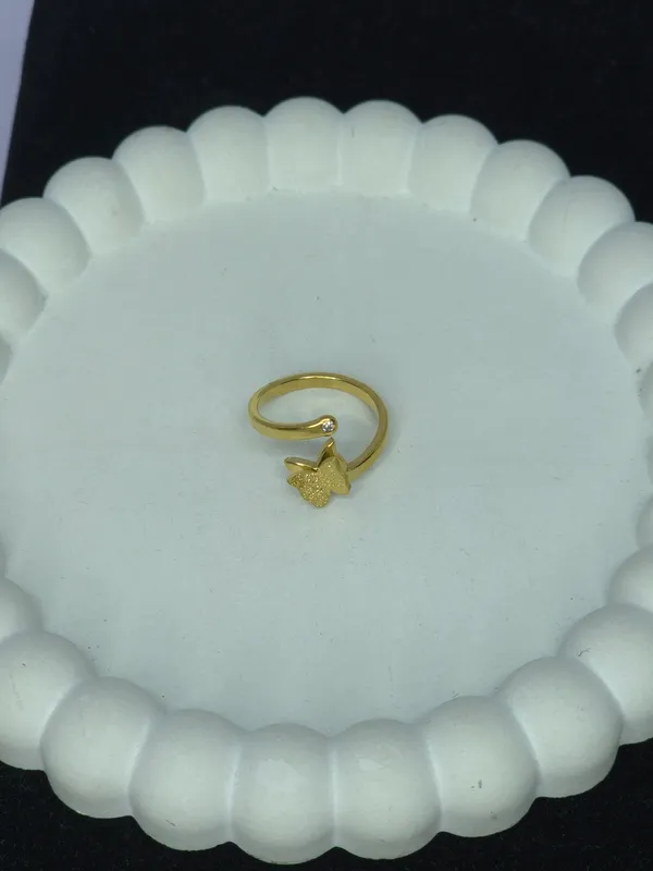 Gold_Tone_Butterfly_Adjustable_Ring_For_Women