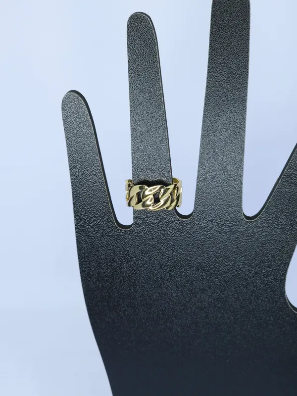 Gold_Tone_Chain_Link_Ring_For_Women