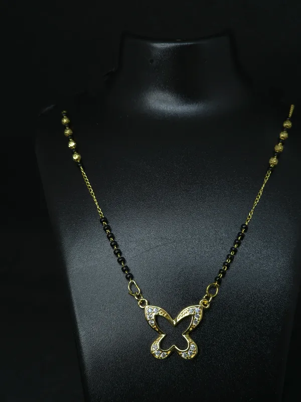 Gold_Tone_Butterfly_Mangalsutra_Necklace_For_Women