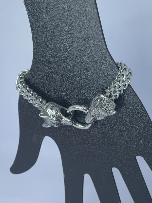 Silver_Metal_Wolf_Head_Chain_Bracelet_For_Men