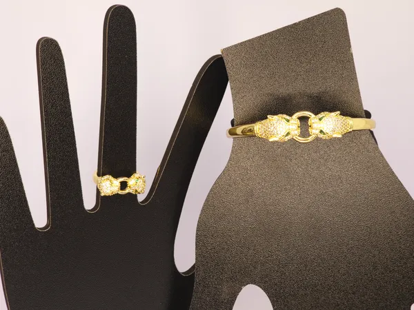 Gold_Tone_Embellished_Bracelet_For_Women