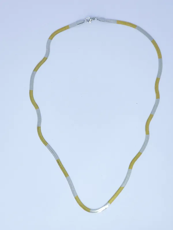 Gold_And_Silver_Two_Tone_Chain_Necklace_For_Women
