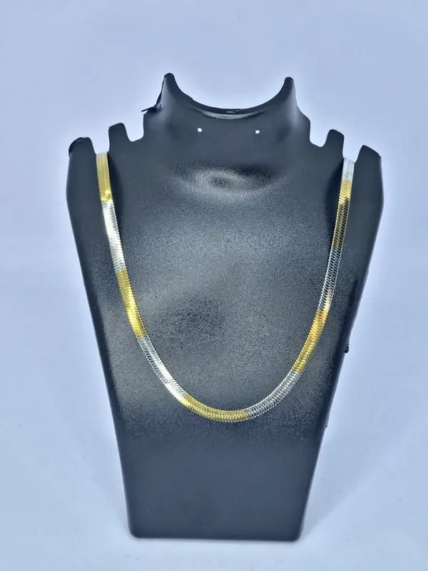 Gold_And_Silver_Two_Tone_Chain_Necklace_For_Women