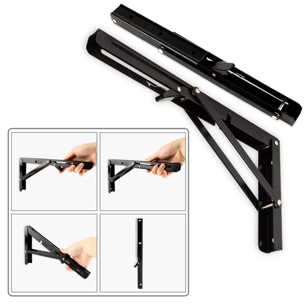 Vinbee_2_Pcs_Folding_Shelf_Brackets_8_Inch_Heavy_Duty_Metal_Collapsible_Shelf_Bracket_Diy_Wall_Mounted_Foldable_Shelf_Bracket_Hinge_Wall_Mounted_Space_Saving_For_Bench_Table