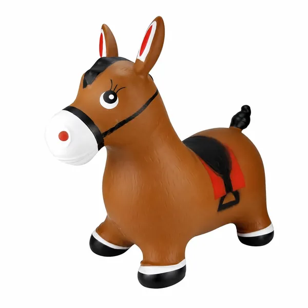 Inpany_Bouncy_Horse_Hopper_Brown_Inflatable_Jumping_Horse_Ride_On_Rubber_Bouncing_Animal_Toys_For_Kids_Toddlers_Children_Boys_Girls_Pump_Included