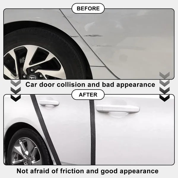 Bumper_Protector_Car_Door_Edge_Guard_5d_Carbon_Fiber_Wrap_Film_Waterproof_Anti_Collision_Strip_For_Car_Door_Guard_Front_And_Rear_Bumper_Door_Sill_Protector_2in_X_33ft_Black_Self_Adhesive_Protective_Strip_For_Door_Edges_Door_Sills_Bumpers_Scratch_And_Chip_Protection