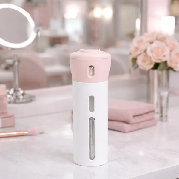 Travigo_4_In_1_Travel_Dispenser_Bottle_Sets_Includes_Four_40_Ml_Cosmetic_Toiletries_Tsa_Approved_Refillable_Leakproof_Liquid_Containers_For_Shampoo_Lotions_Skincare_Pink_Plastic