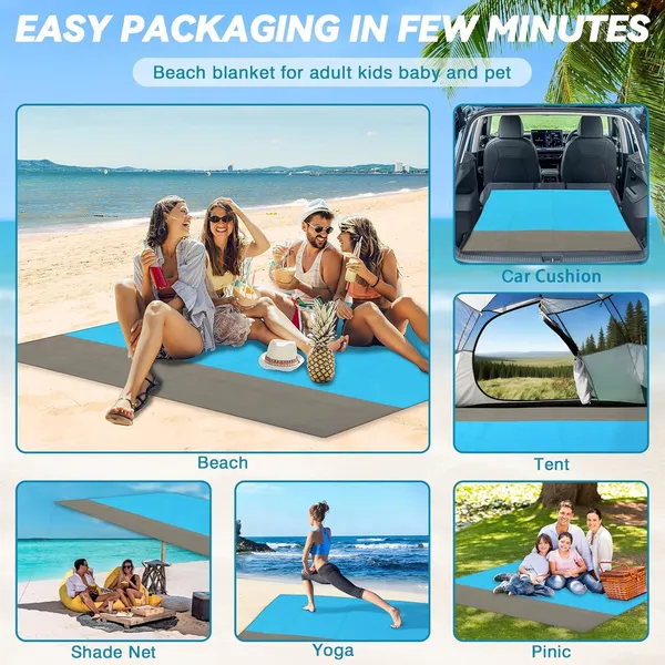 Yoyi_Yoyi_Yoyi_Sand_Free_Beach_Blanket_210t_Polyester_Beach_Mat_Waterproof_Sandproof_For_2_7_Adults_Oversized_55_X69_Lightweight_Pocket_Blanket_For_Travel_Camping_Hiking_Music_Festivals_Blue_69x82