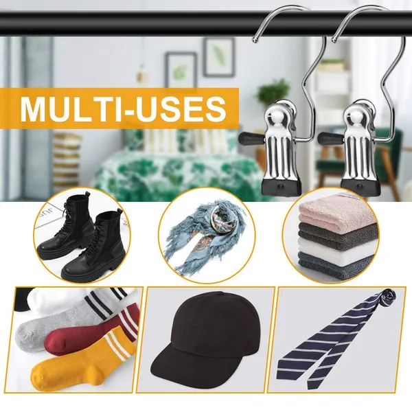 Buzifu_Pack_Of_20_Clip_Hooks_Boot_Hanger_Metal_Non_Slip_Clothes_Hanger_360_Rotating_Clips_Trouser_Laundry_Hanging_Hooks_Pegs_For_Scarves_Hats
