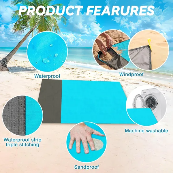 Yoyi_210t_Polyester_Beach_Blanket_Sand_Proof_Oversized_For_2_7_Adults_55_X_69_Lightweight_Breathable_Machine_Washable_Blue_55_X_69_Rectangular_Picnic_Blanket