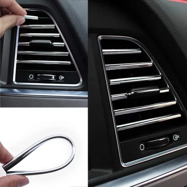 Royalfox_10pc_Chrome_Pvc_Car_Air_Conditioner_Vent_Outlet_Trim_Decoration_Strip_For_Dodge_Jeep_Chrysler_Bmw_Mercedes_Benz_Chevrolet_Buick_Volvo_Ford_Cadillac_Car_Accessories_For_Women_Men_Silver