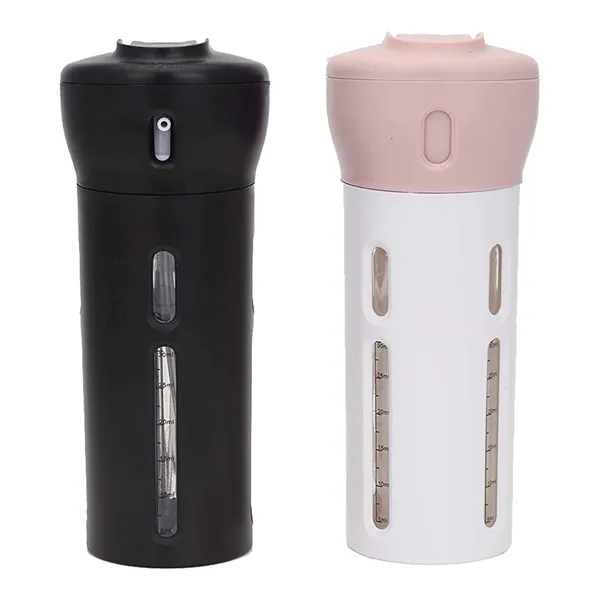 Travigo_4_In_1_Travel_Dispenser_Bottle_Set_Tsa_Approved_Leak_Proof_Reusable_1_4_Oz_40_Ml_Toiletry_Containers_For_Shampoo_Conditioner_Soap_Lotion_Skincare_2_Pack_Black_Pink