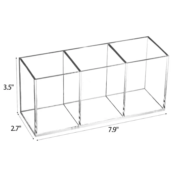 Makeup_Brush_Holder_Organizer_Clear_Cosmetic_Brushes_Container_Storage_3_Slots_Great_For_Vanity