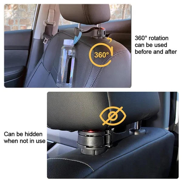 2pack_Car_Seat_Back_Hooks_Universal_Multifunctional_Car_Vehicle_Back_Seat_Headrest_Mobile_Phone_Holder_Hanger_Holder_Hook_For_Bag_Purse_Cloth_Grocery_Silver