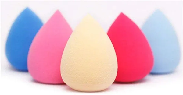 Water_Drop_Style_Beauty_Makeup_Blending_Sponge_Cosmetic_Powder_Puff_Multicolour_Pack_Of_5