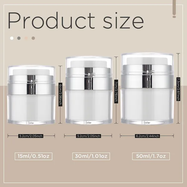 3_Pieces_Empty_Airless_Pump_Bottles_White_Leakproof_Acrylic_Vacuum_Press_Face_Cream_Jars_Refillable_Lotion_Foundation_Oil_Serums_Cosmetic_Container_Portable_Travel_Makeup_Skin_Care_Tool_50ml