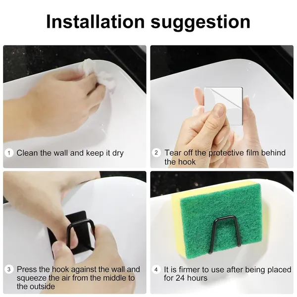 Houmyud_Sponge_Holder_For_Kitchen_Sink_Caddy_Self_Adhesive_Sus304_Stainless_Steel_Dish_Sponge_Holder_Rust_Proof_Waterproof_Silver