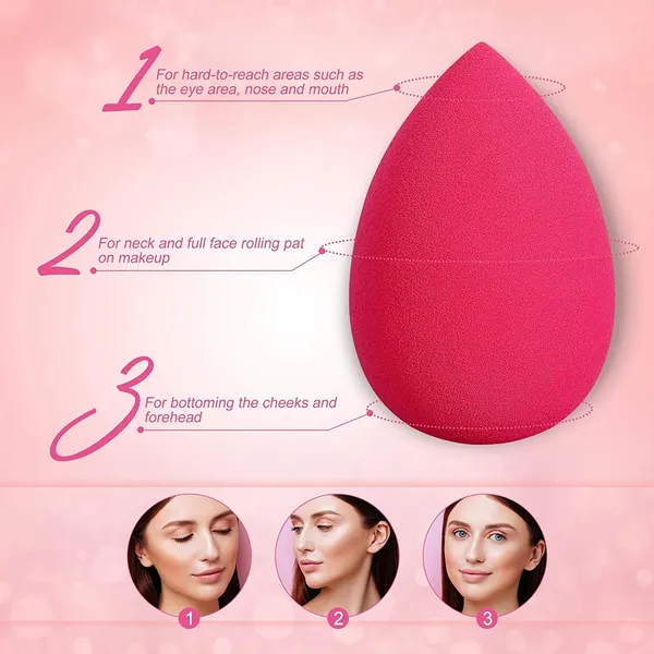 6_Pcs_Makeup_Sponge_Blender_Beauty_Foundation_Blending_Sponge_Set_With_Powder_Puff_Sponge