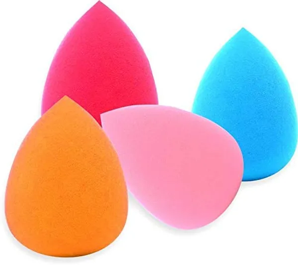 Makeup_Beauty_Foundation_Cream_Powder_Liquid_Blender_Sponge_Puff_Multicolour_Set_Of_4
