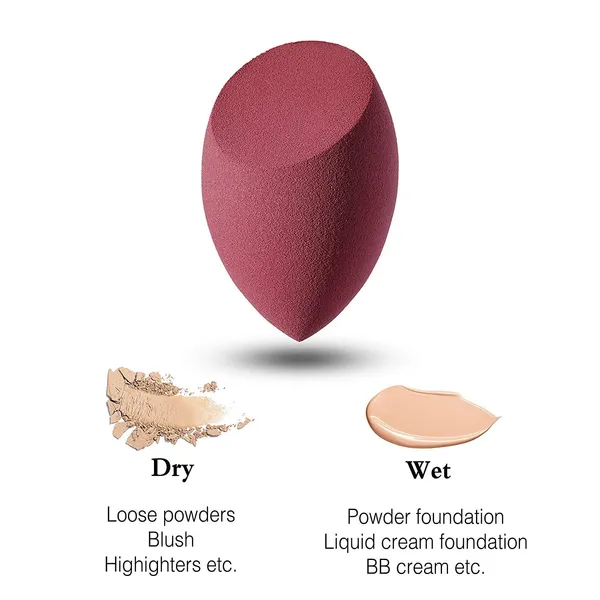 5_Pcs_Makeup_Sponges_Set_Blender_Beauty_Cosmetics_Tool_Facial_Powder_Puff_Foundation_Sponge_Professional_Make_Up_Applicator_Latex_Free_Suit_For_All_Skin_Type_Multi_Colour