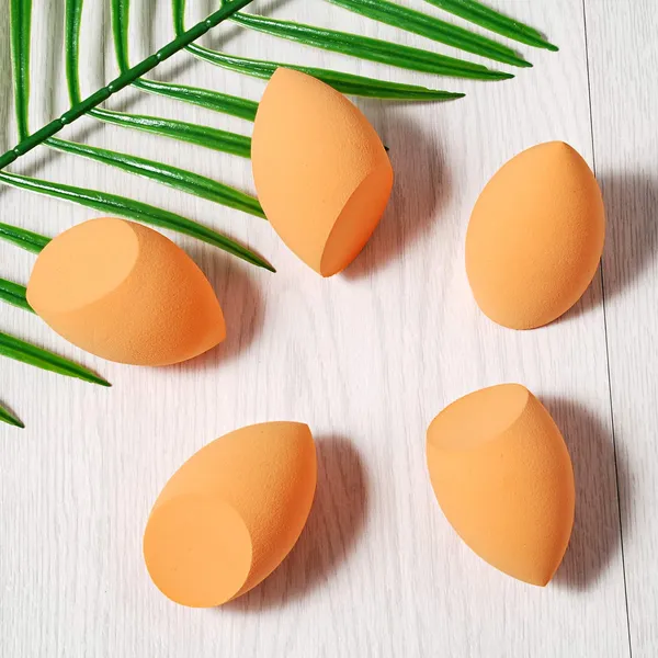 5_Pcs_Makeup_Sponges_Set_Blender_Beauty_Cosmetics_Tool_Facial_Powder_Puff_Foundation_Sponge_Professional_Make_Up_Applicator_Latex_Free_Suit_For_All_Skin_Type_Multi_Colour