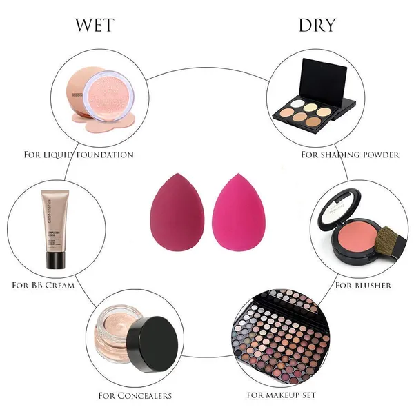 Multicolour_Makeup_Foundation_Sponges_Set_Beauty_Blender_2_Pcs