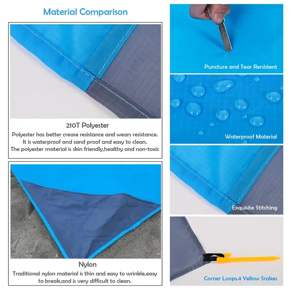 Sandproof_Waterproof_Beach_Blanket_Extra_Large_83_X79_Sand_Free_Mat_With_4_Stakes_For_Camping_And_Picnic