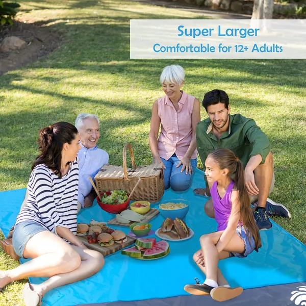 Sandproof_Waterproof_Beach_Blanket_Extra_Large_83_X79_Sand_Free_Mat_With_4_Stakes_For_Camping_And_Picnic