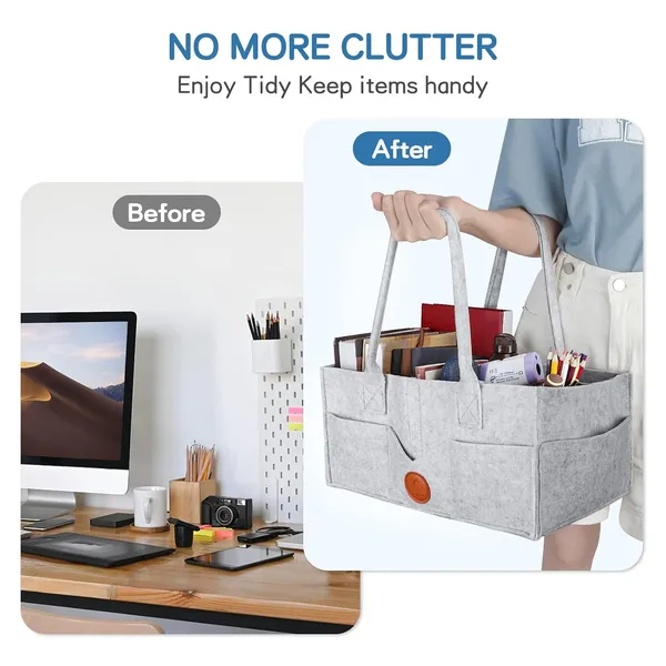 Diaper_Caddy_Organizer_Dipaer_Caddy_For_Baby_Nursery_Storage_Felt_Diaper_Organizer_For_Baby_Stuff_With_Handle_Portable_Baby_Basket_Boy_Girl_Changing_Table_Organizer_Suitable_For_Indoor_Outdoor