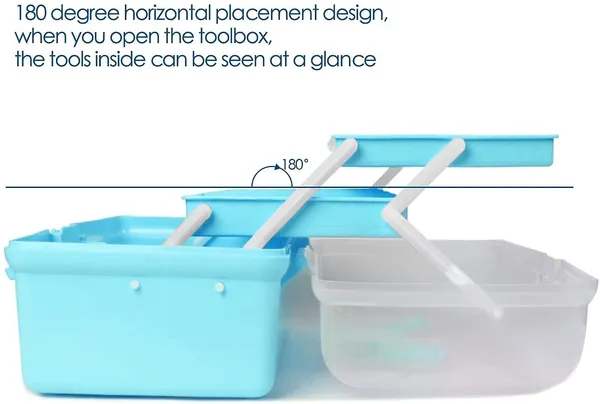 Multi_Purpose_3_Layer_Toolbox_With_Tray_12_9inch_Plastic_Portable_Tool_Case_Students_Drawing_Tool_Box_For_Tool_Art_Craft_Storage_Tool_Organizers_Folding_Storage_Box_Multi_Color