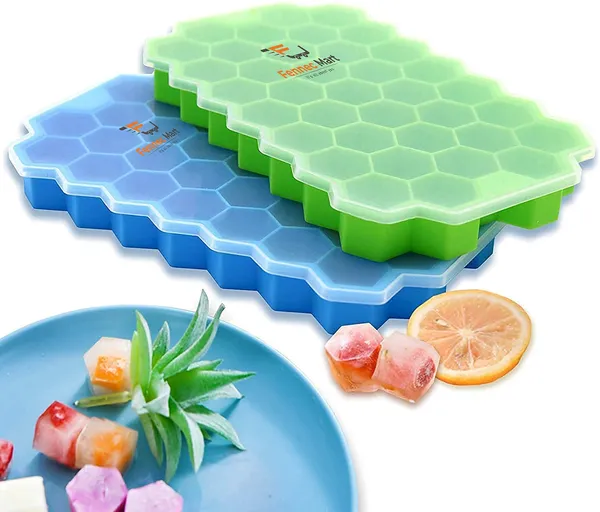 Ice_Cube_Tray_With_Silicone_74_Mold_Shape_Stackable_Ice_Trays_For_Freezer_Silicone_Ice_Mold_Trays_Easy_Release_2_Pack