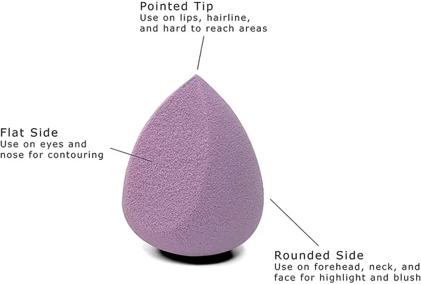 Makeup_Beauty_Sponge_Pro_Puff_Set_2_Pcs_Teardrop_And_Wedge_Shaped_Hypoallergenic_Latex_Free_Flawless_Streak_Free_Foundation_Blender