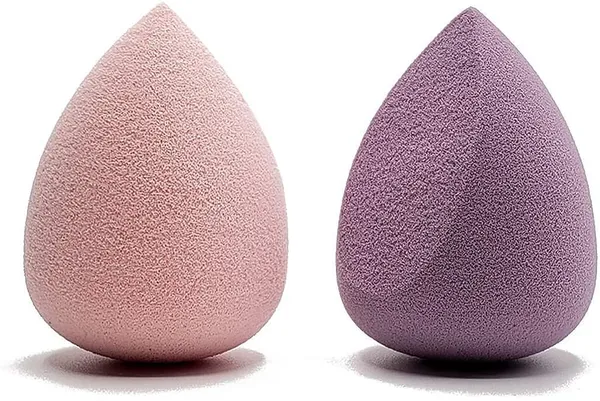 Makeup_Beauty_Sponge_Pro_Puff_Set_2_Pcs_Teardrop_And_Wedge_Shaped_Hypoallergenic_Latex_Free_Flawless_Streak_Free_Foundation_Blender