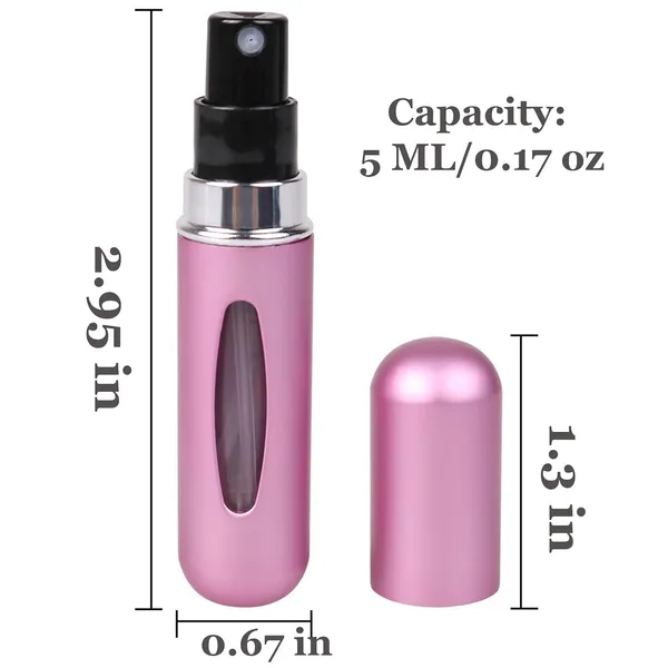 6_Pcs_Perfume_Bottles_5ml_Atomiser_Refillable_Spray_Portable_Liquid_Glass_Bottle_Easy_To_Fill_Scent_Aftershave_Pump_Case_Travel_Outgoing_Purse_Multicolor_6pack