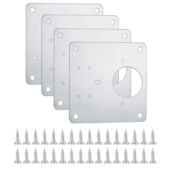 4_Pcs_Hinges_Repair_Brackets_Stainless_Steel_Hinges_Repair_Plates_With_Holes_Kitchen_Cupboards_Cabinets_Doors_Hinges_Flat_Fixing_Joining_Mending_Plates_Braces_Brackets_With_32_Pcs_Screws