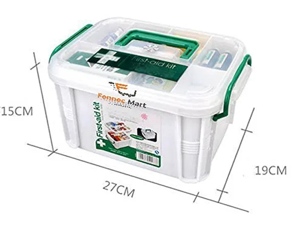 Standard_2_Layer_With_6_Compartments_Emergency_First_Aid_Box_With_Detachable_Tray_And_Lid_Multicolour_Standard