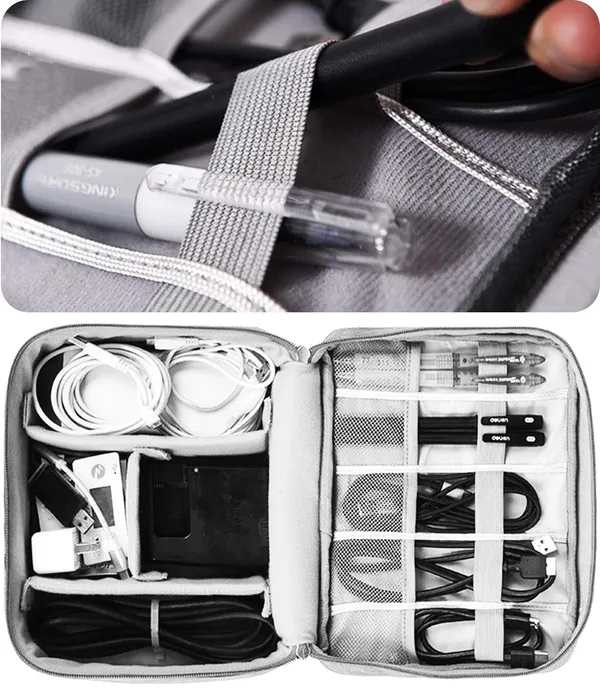 Gedget_Organiser_Electronics_Accessories_Organizer_Bag_Universal_Carry_Travel_Gadget_Bag_For_Cables_Plug_And_More_Perfect_Size_Fits_For_Pad_Phone_Charger_Hard_Disk_Grey