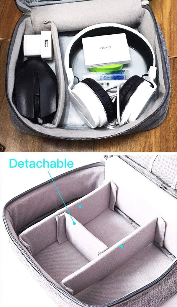 Gedget_Organiser_Electronics_Accessories_Organizer_Bag_Universal_Carry_Travel_Gadget_Bag_For_Cables_Plug_And_More_Perfect_Size_Fits_For_Pad_Phone_Charger_Hard_Disk_Grey