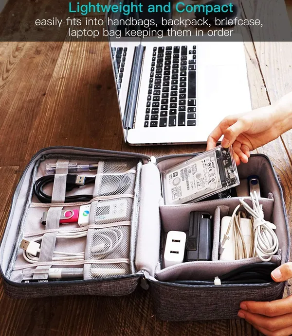Gedget_Organiser_Electronics_Accessories_Organizer_Bag_Universal_Carry_Travel_Gadget_Bag_For_Cables_Plug_And_More_Perfect_Size_Fits_For_Pad_Phone_Charger_Hard_Disk_Grey