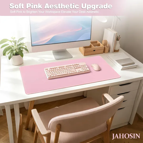 Pink_Desk_Mat_Large_Gaming_Mouse_Pad_27_5x11_8in_70x30_Pink_Extended_Mouse_Pad_For_Keyboard_And_Mouse_Non_Slip_Rubber_Base_Stitched_Edges_Smooth_Cloth_Desk_Pad_For_Gamer_Desktop_Office