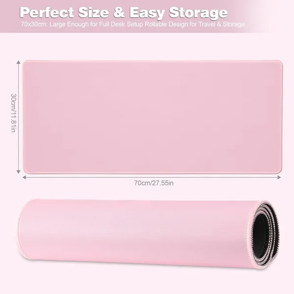 Pink_Desk_Mat_Large_Gaming_Mouse_Pad_27_5x11_8in_70x30_Pink_Extended_Mouse_Pad_For_Keyboard_And_Mouse_Non_Slip_Rubber_Base_Stitched_Edges_Smooth_Cloth_Desk_Pad_For_Gamer_Desktop_Office