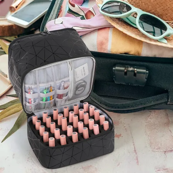 Nail_Polish_Organizer_Bag_Holds_30_Bottles_Nail_Polish_Nail_Lamp_Gel_Nail_Polish_Organizers_And_Storage_For_Nail_Tech_Nail_Kit_Supplies_Organizer_Case_Pu_Black_30_Count_Pack_Of_1_Nail